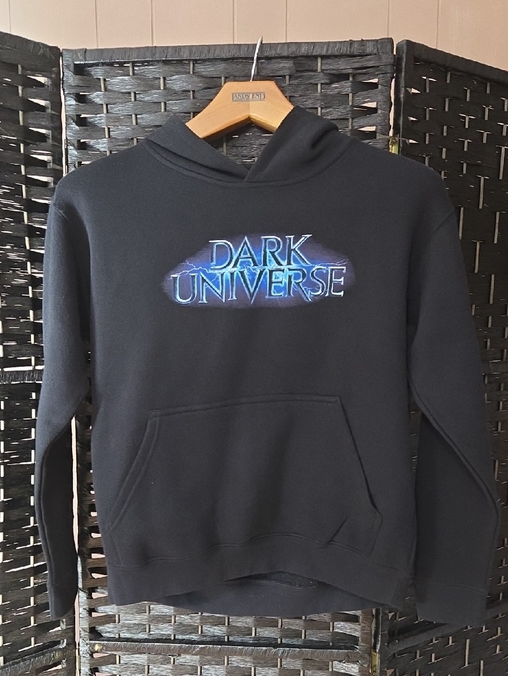 Universal Studios Dark Universe Youth XL Black Hoodie Sweatshirt